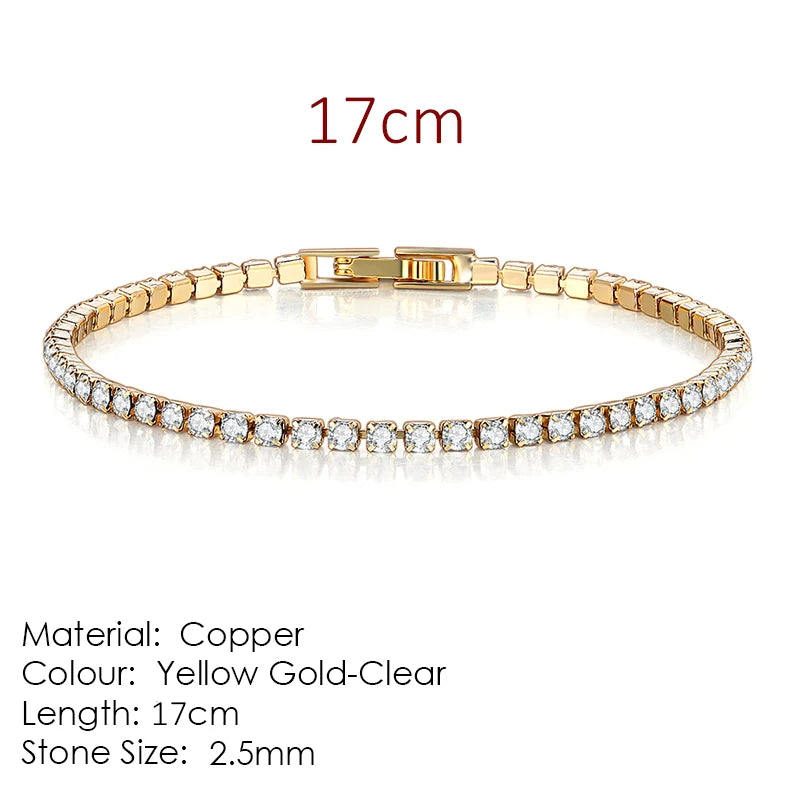 Celeste Crystal Line Bracelet