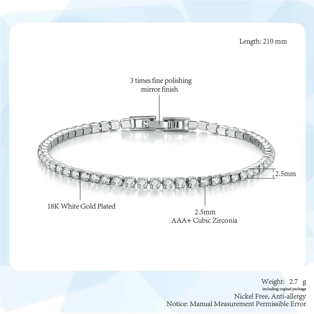Celeste Crystal Line Bracelet