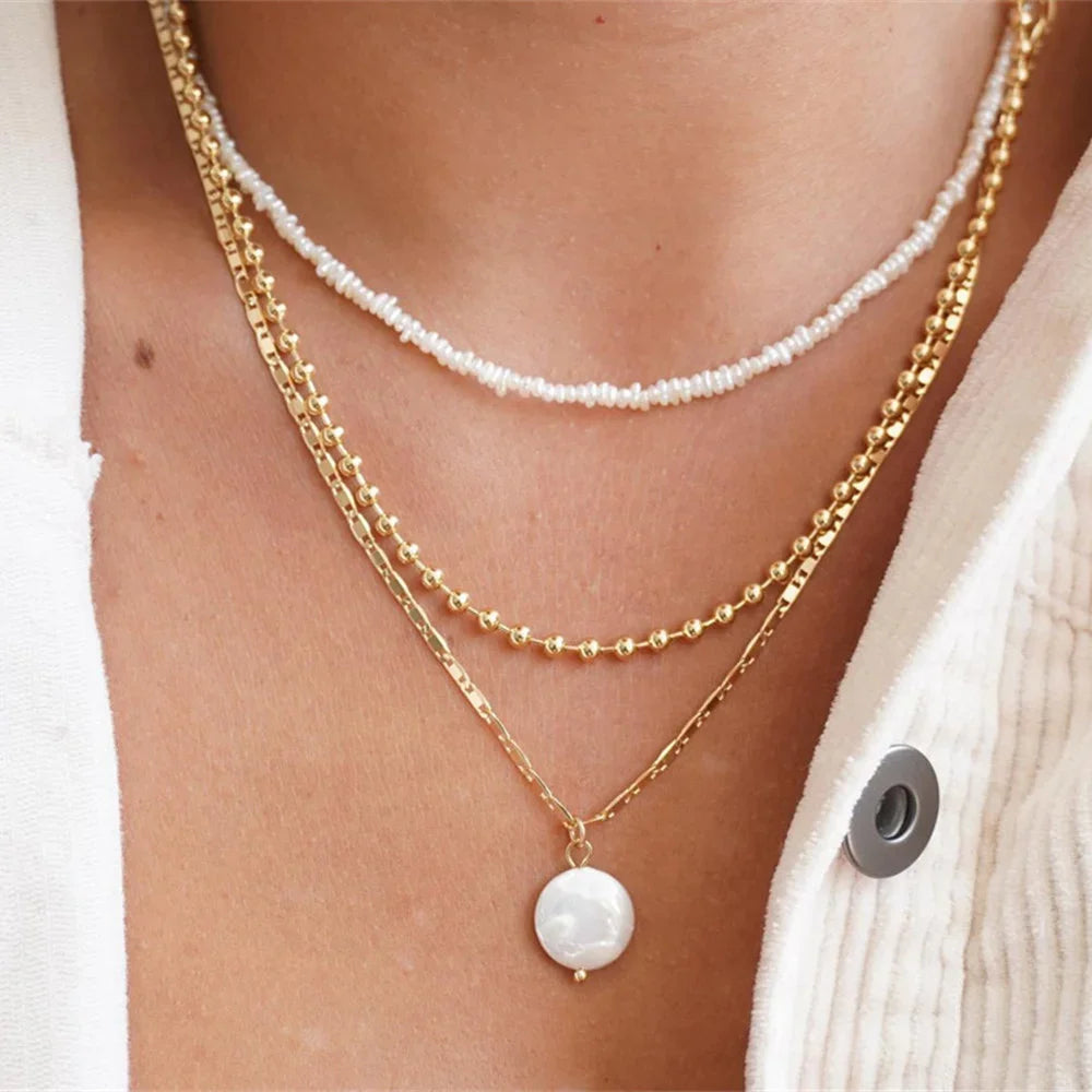 Vintage Gold Coin Chain