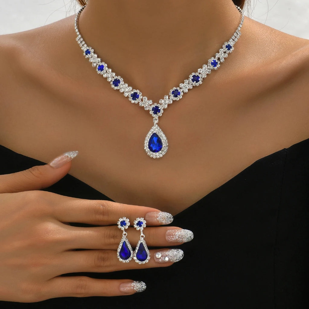 Elegant Crystal Jewelry Set