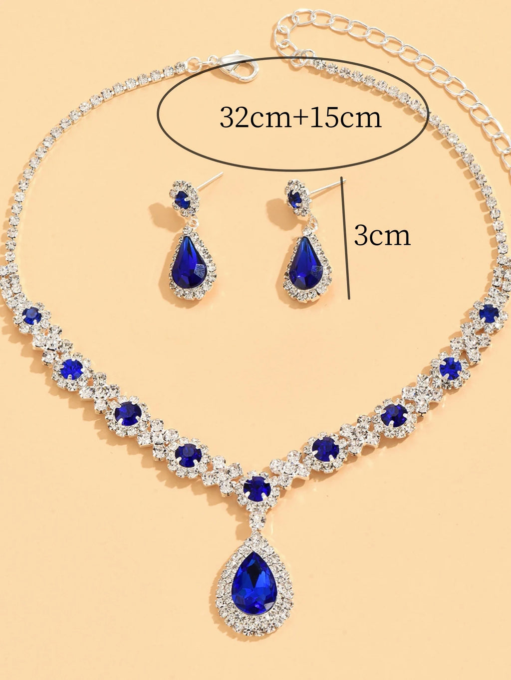 Elegant Crystal Jewelry Set