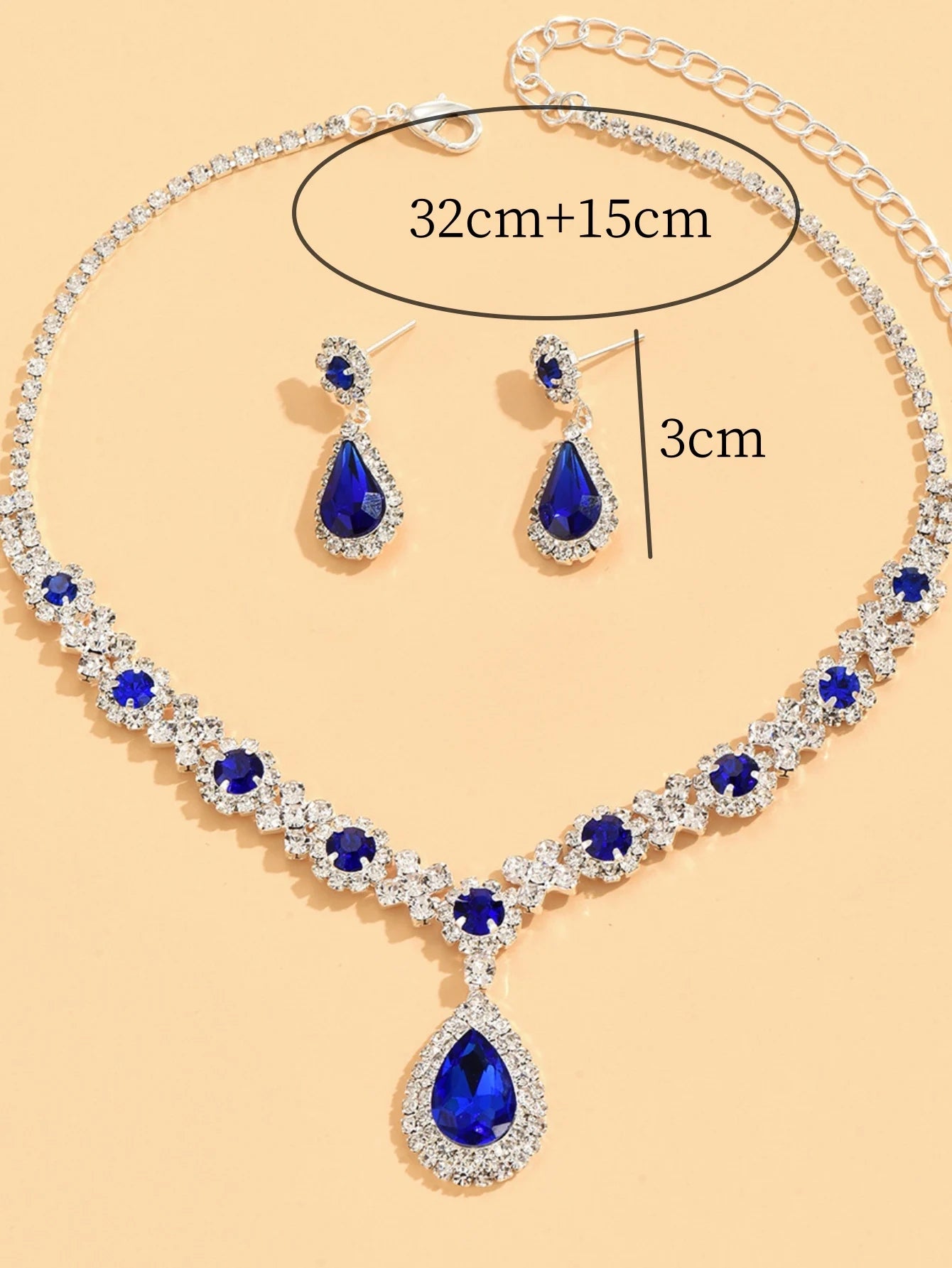 Elegant Crystal Jewelry Set