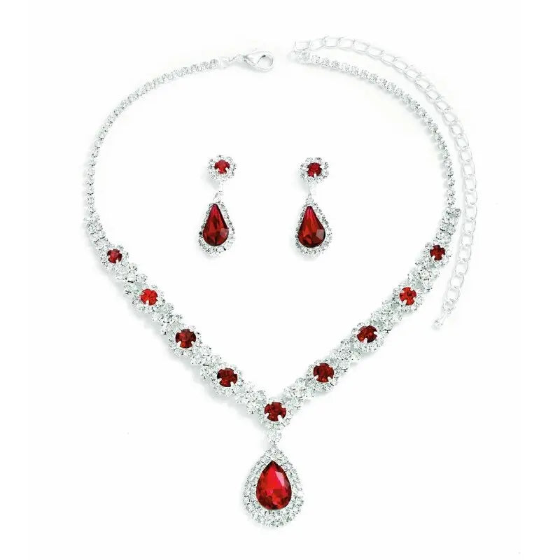 Elegant Crystal Jewelry Set