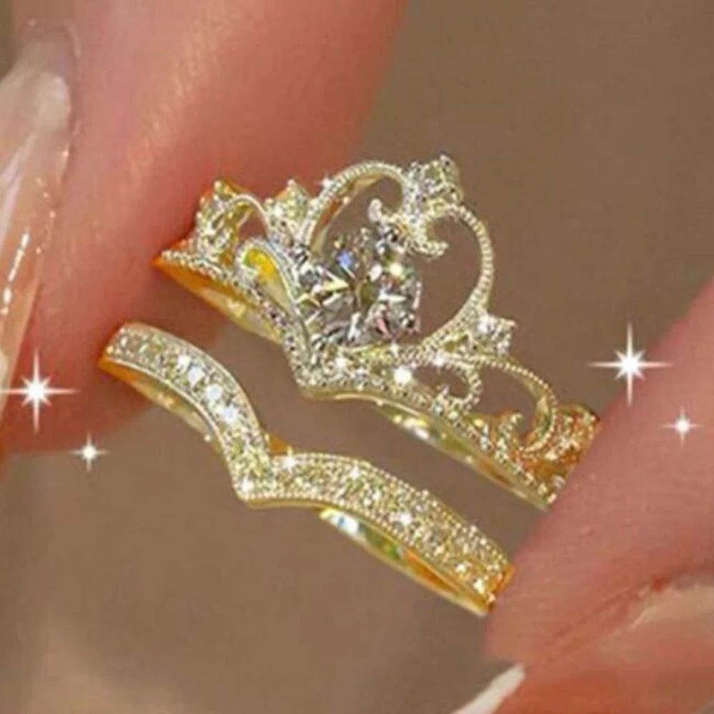 Fairy Tiara Ring Set