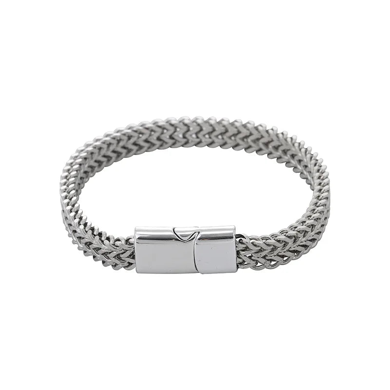 Men’s Stainless Steel Hip-Hop Bracelet