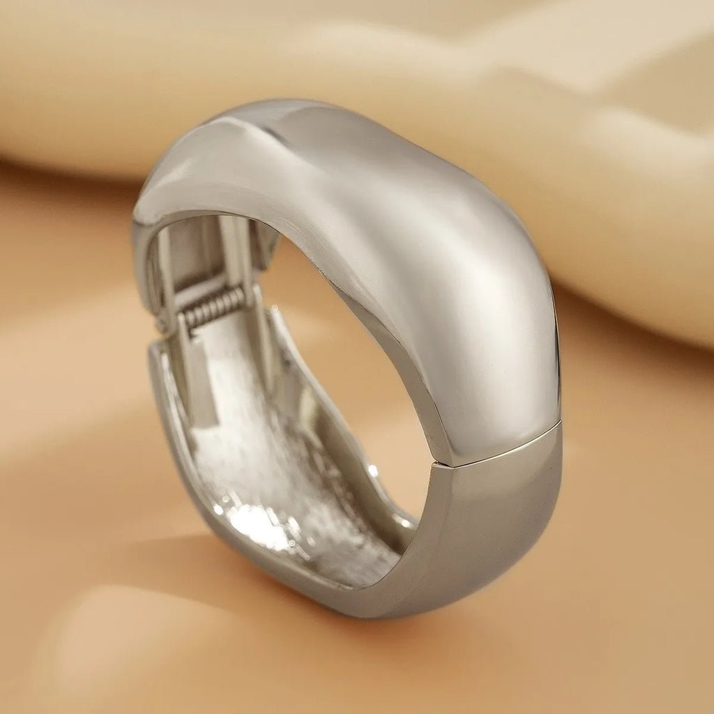 Gold & Silver Metal Cuff