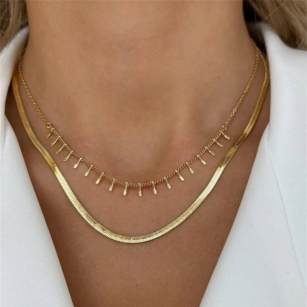 Vintage Gold Coin Chain