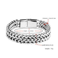 Men’s Stainless Steel Hip-Hop Bracelet