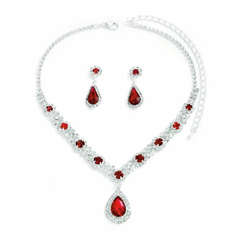 Elegant Crystal Jewelry Set