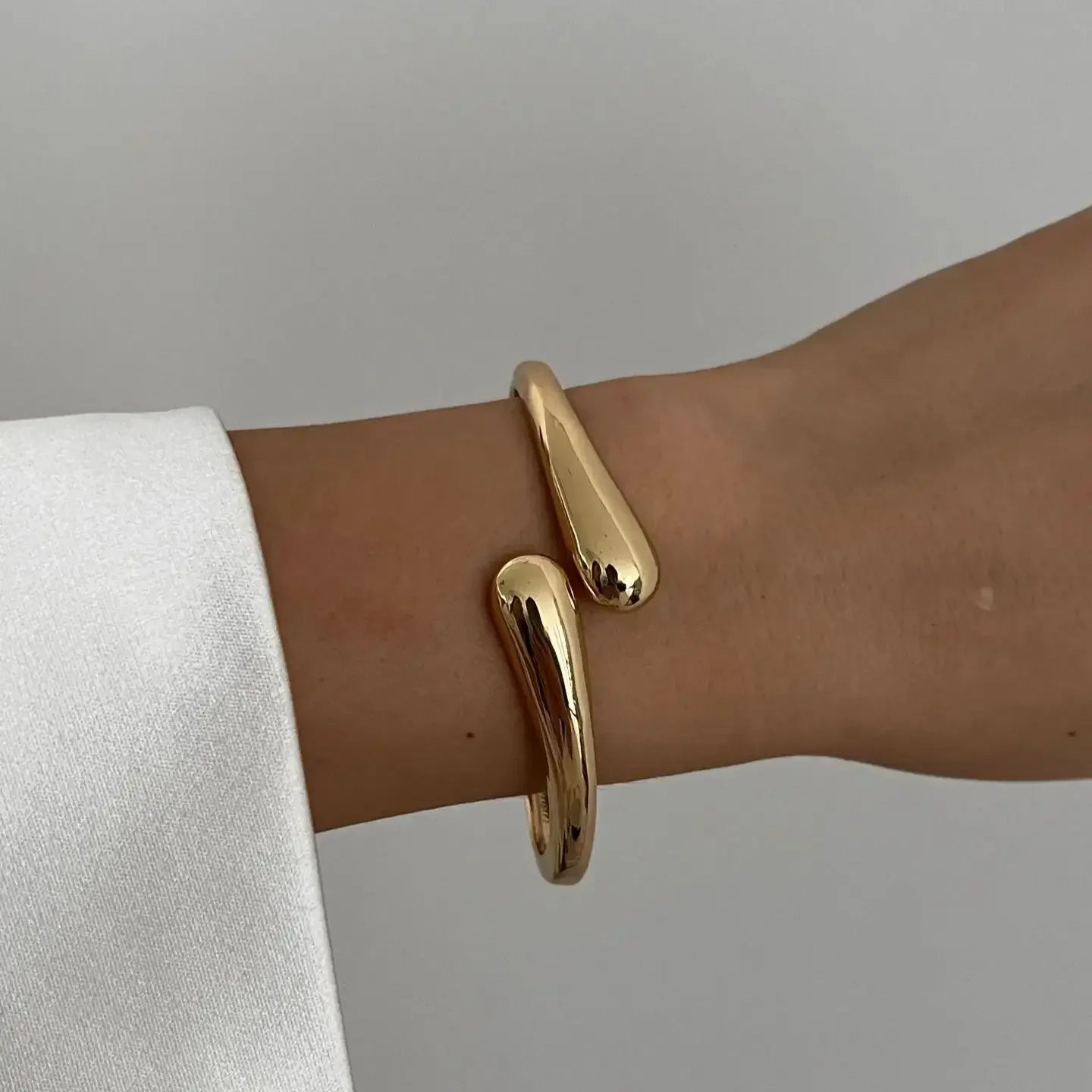 Gold & Silver Metal Cuff