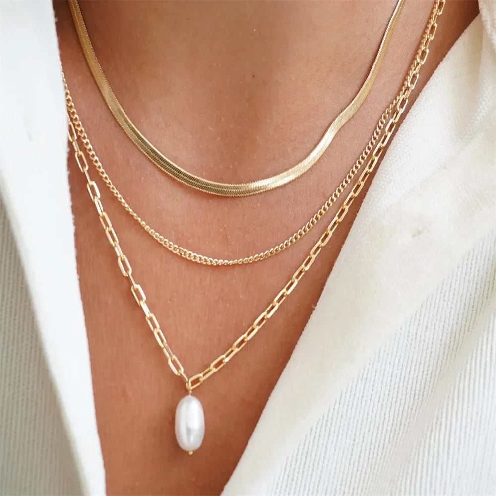 Vintage Gold Coin Chain